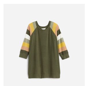 Adorable, soft and it’s like wearing a hug. Beautiful olive color.